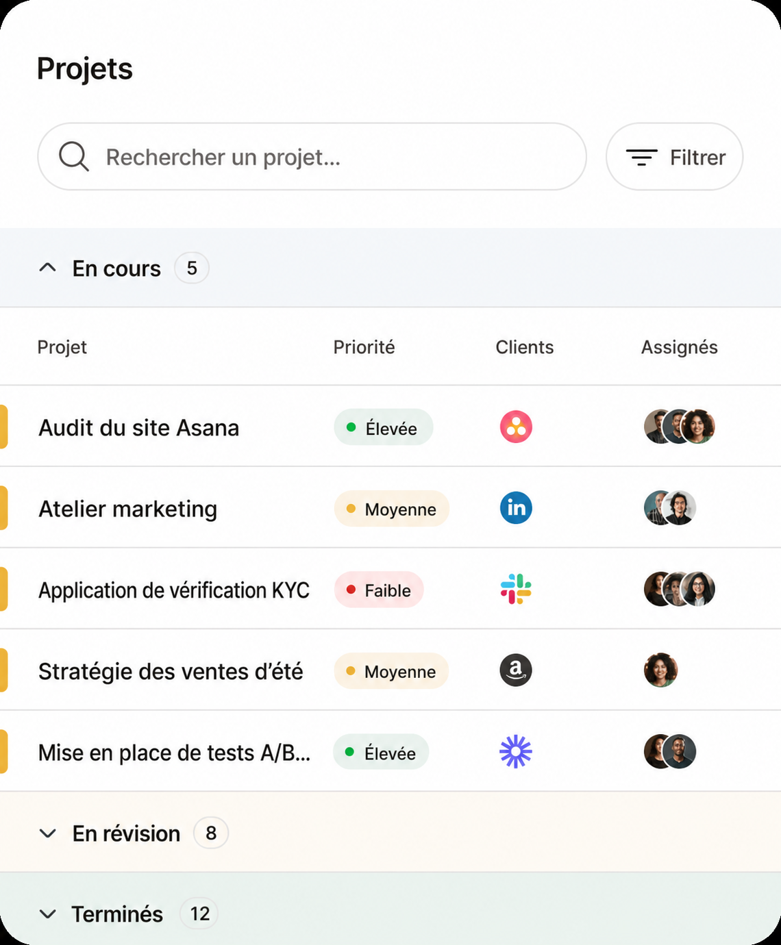 CRM centralisé inovai